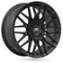 Jante aluminium Racer 17 pouces Noir Satin