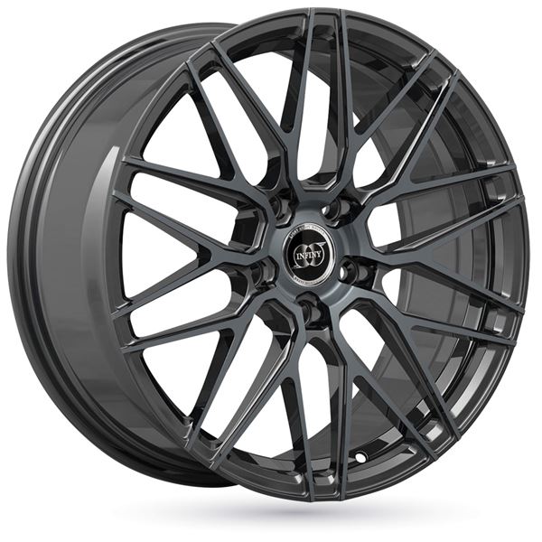 Jante aluminium Infiny 18 pouces Noir Face Polie Noire