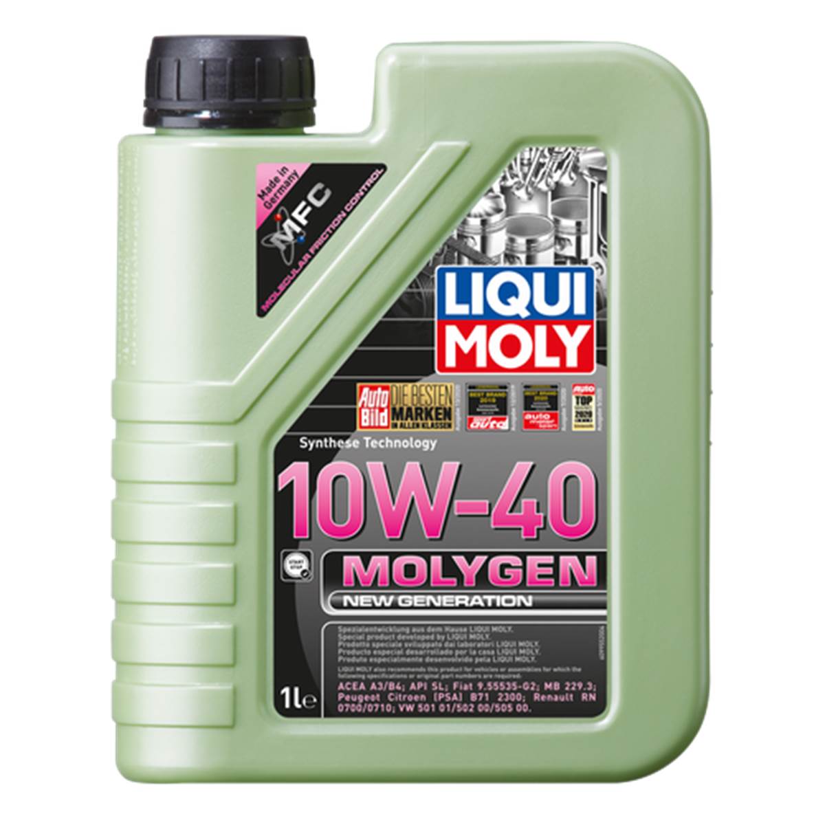 Huile Moteur Liqui Moly Essence/diesel Molygen 10w40 1l