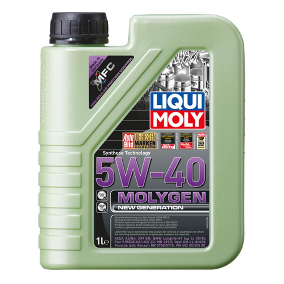 Huile Moteur Liqui Moly Essence/diesel Molygen 5w40 1l