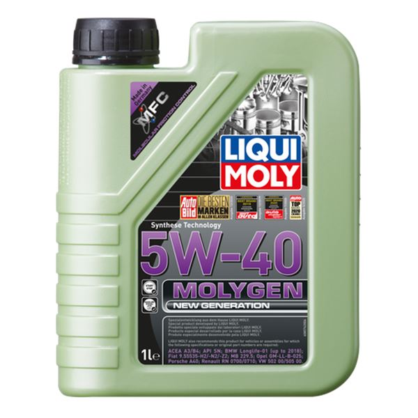 Huile moteur LIQUI MOLY Essence/Diesel Molygen 5W40 1L