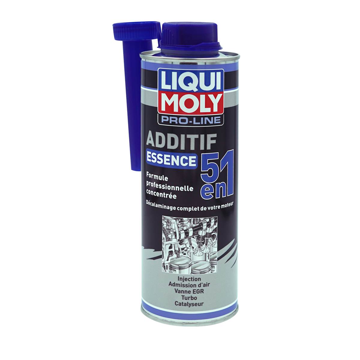 Décrassant 5 En 1 Moteur Essence Liqui Moly 500 Ml