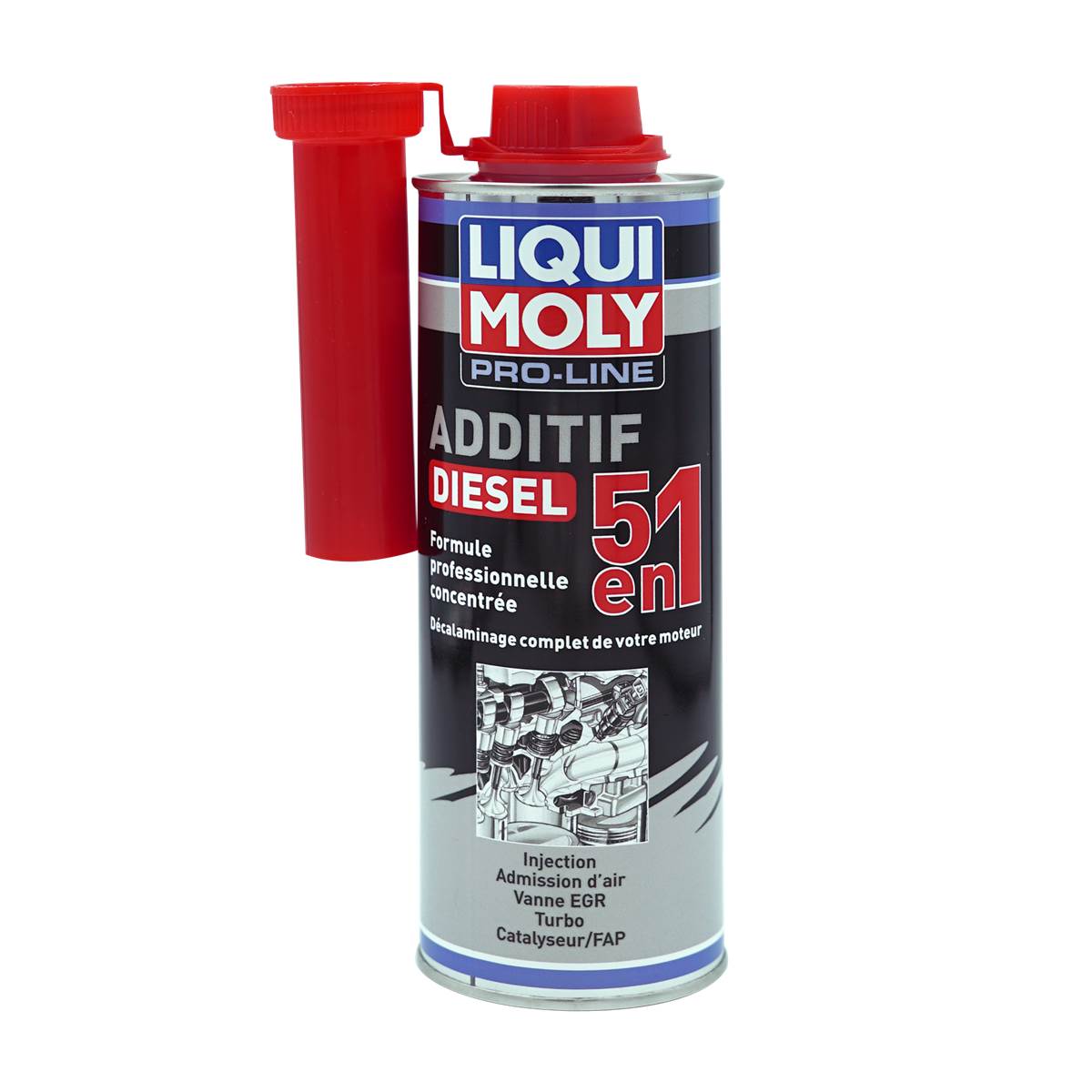 Décrassant 5 en 1 moteur diesel LIQUI MOLY 500 ml