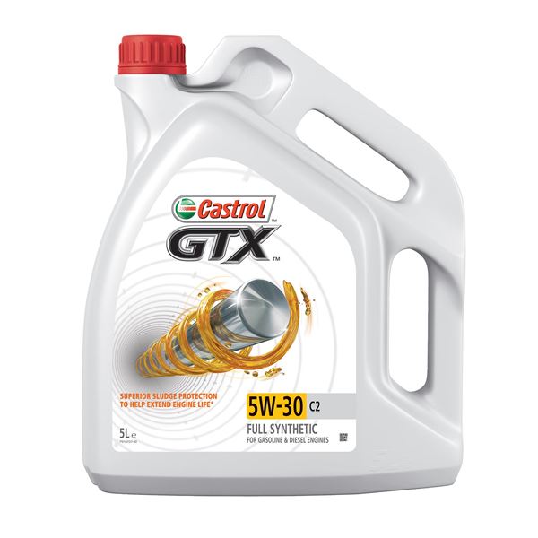 Huile moteur CASTROL GTX C2 Essence/Diesel 5W30 5L