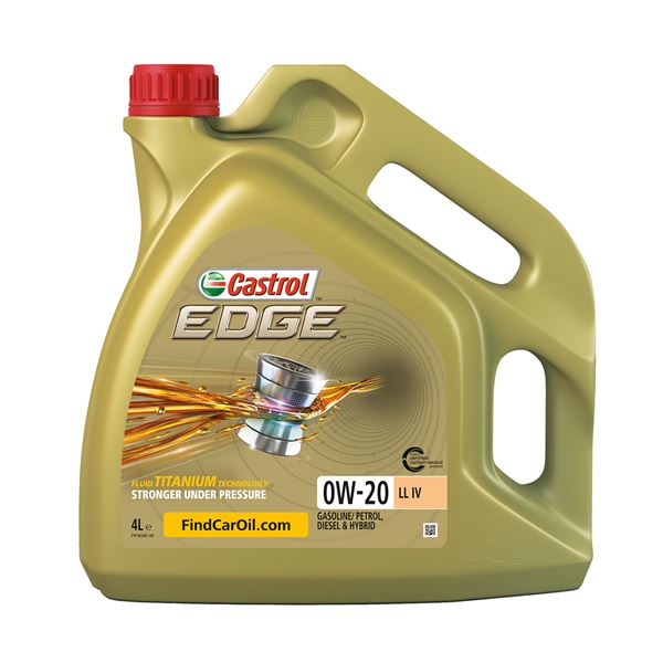 Huile moteur CASTROL Edge LL IV C5 Essence/Diesel 0W20 4L