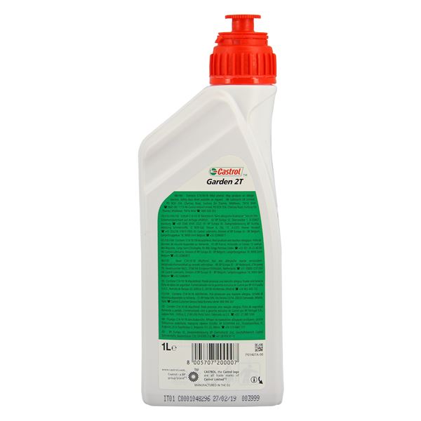 Huile motoculture CASTROL Garden 2T 1L
