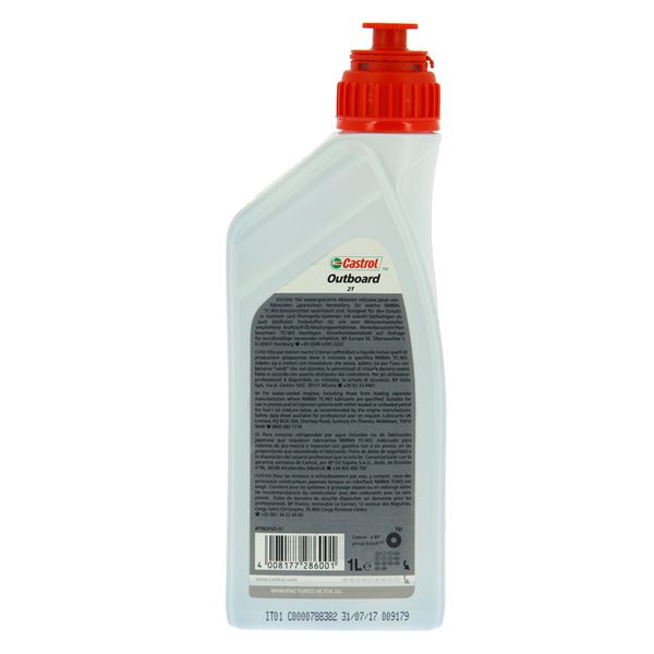Huile moteur CASTROL Outboard 2T 1L