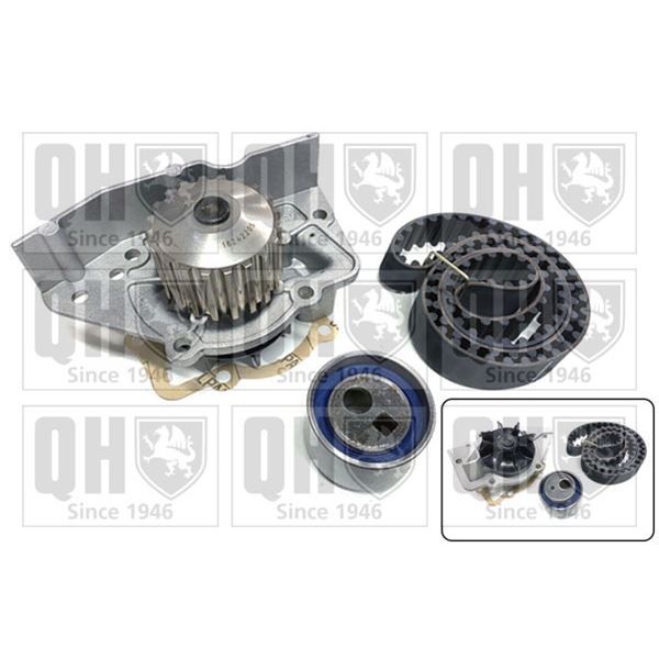 1 kit de distribution + 1 pompe à eau Quinton Hazell QBPK2360