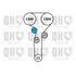 1 kit de distribution + 1 pompe à eau Quinton Hazell QBPK7900