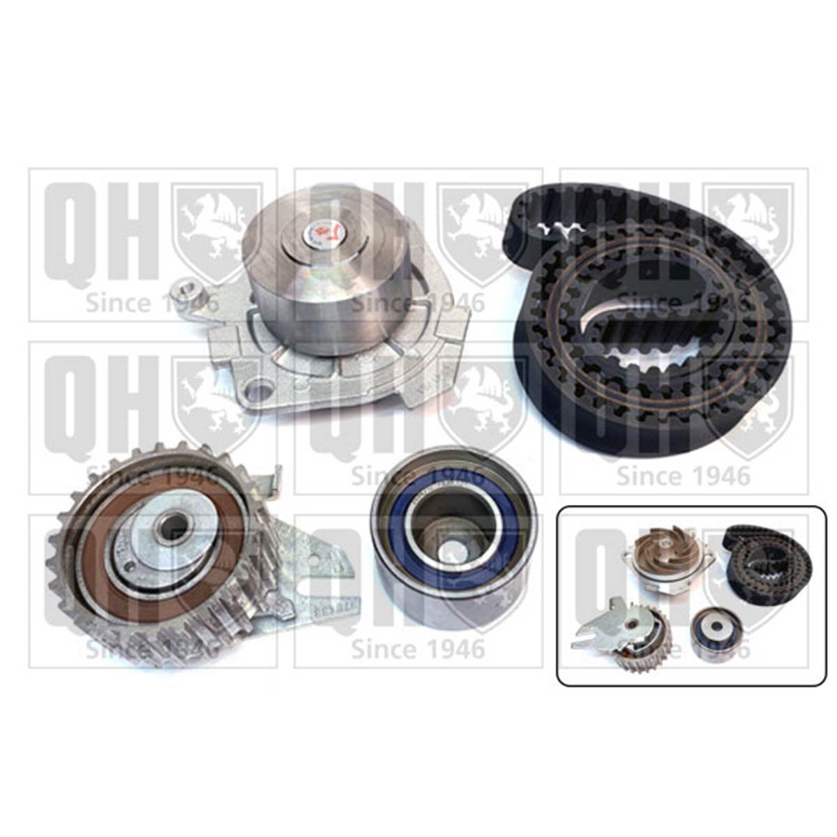 Kit De Distribution + Pompe À Eau Quinton Hazell Qbpk7930