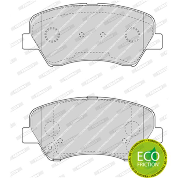 Jeu de Plaquette AVT FERODO FDB4613