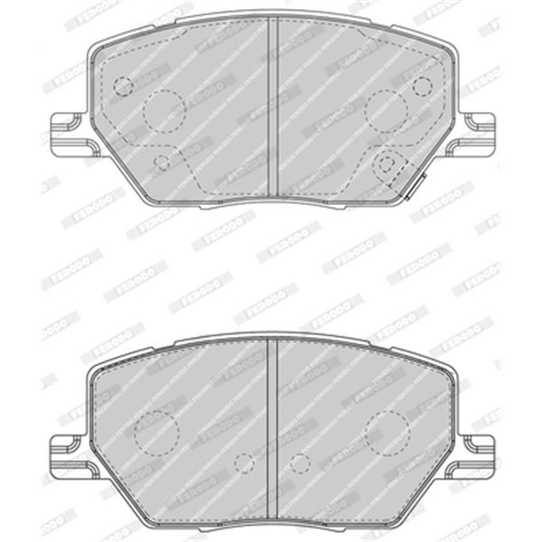 Jeu de Plaquette AVT FERODO FDB4688