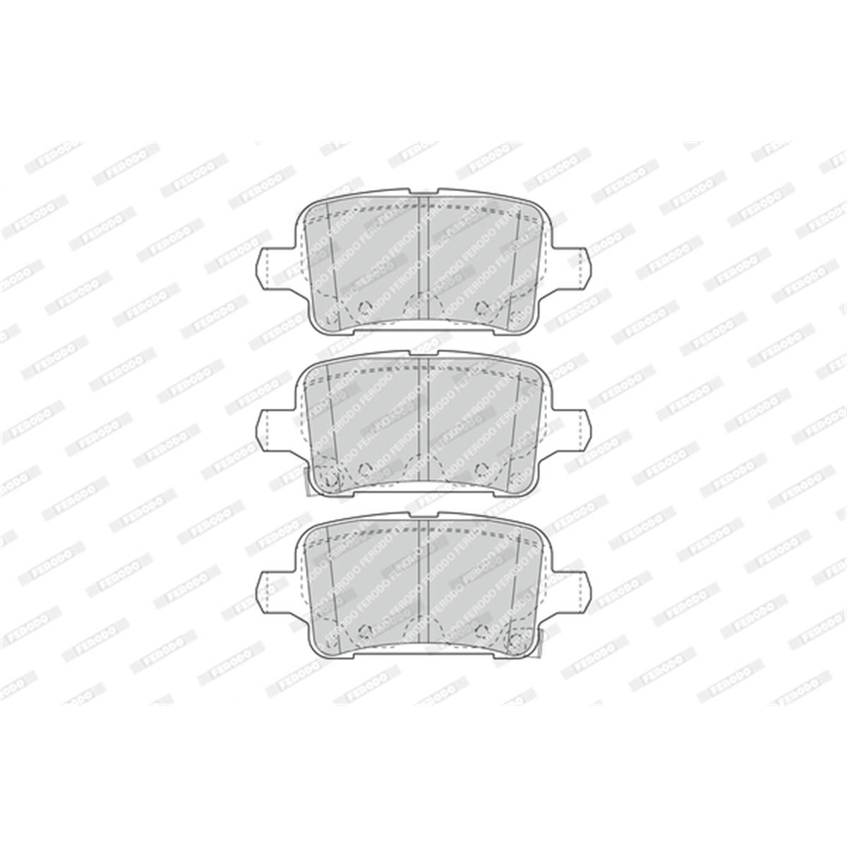 Jeu De Plaquette Arr Ferodo Fdb4938