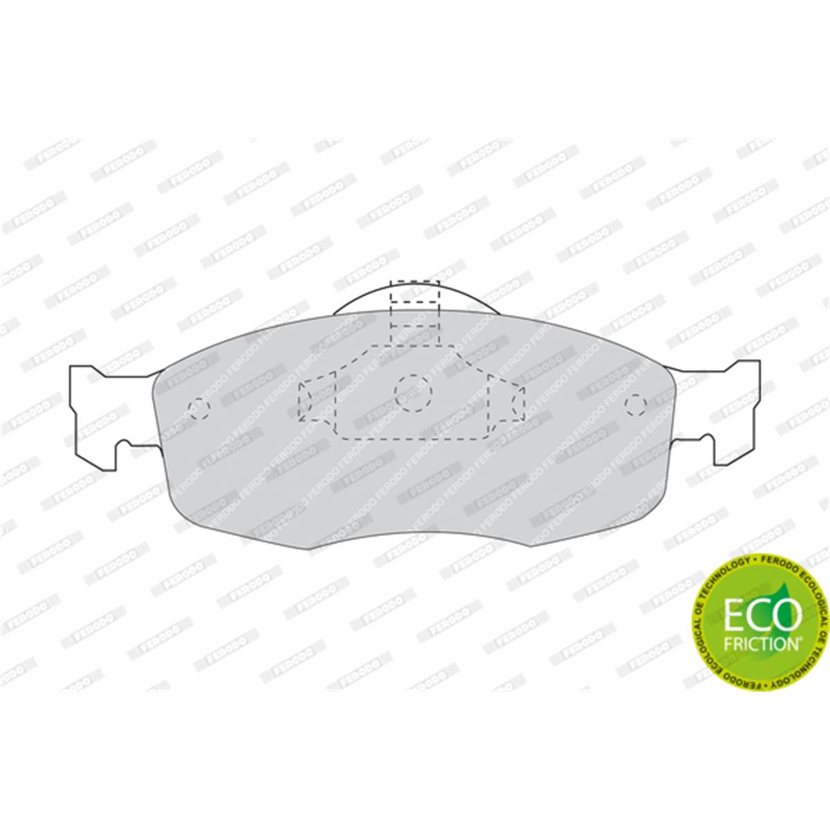 Jeu De Plaquette Avt Ferodo Fdb884