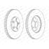 Disque de Frein avant FERODO DDF1648C X2