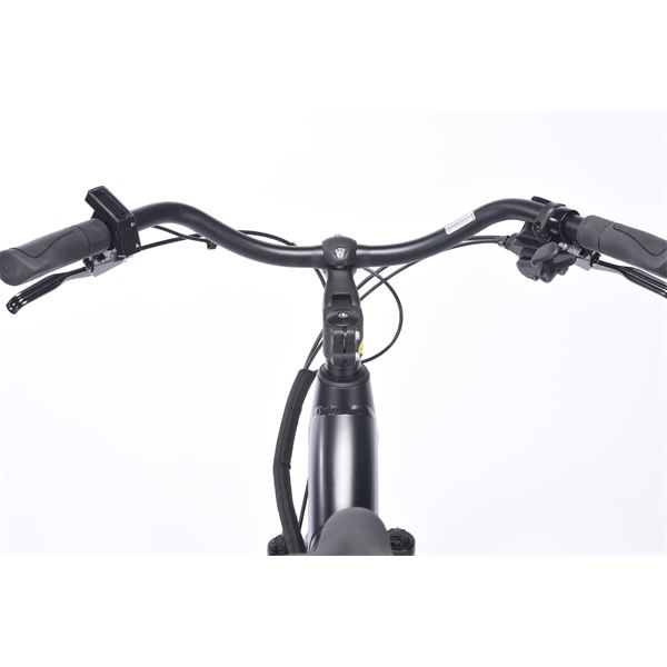 Vélo de ville électrique mixte Feu Vert E-Roll 92 taille 45