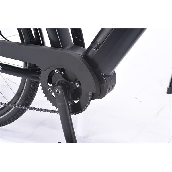 Vélo de ville électrique mixte Feu Vert E-Roll 92 taille 45