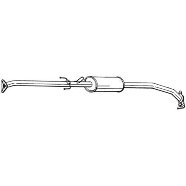 1 silencieux d'échappement intermédiaire Bosal 289033