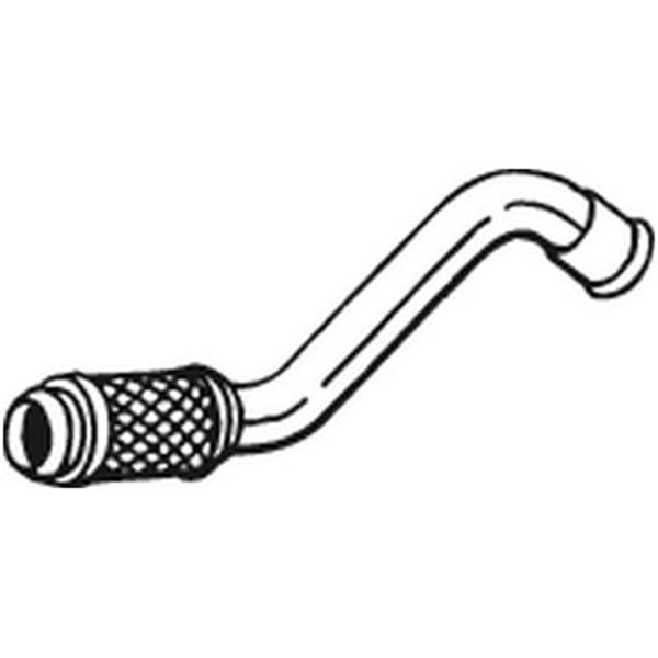 1 tuyau d'échappement Bosal 700241