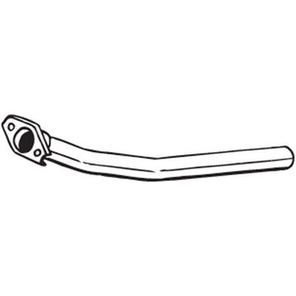 1 tuyau d'échappement Bosal 750439