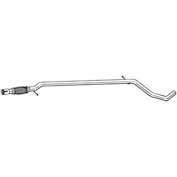 1 tuyau d'échappement Bosal 950113