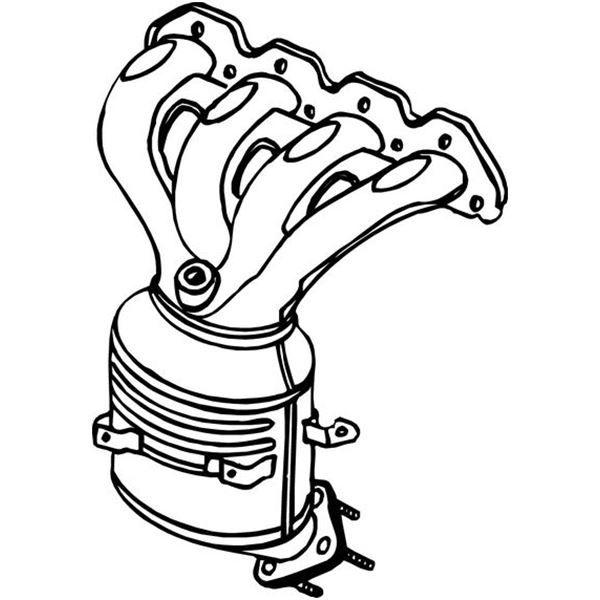 1 catalyseur Bosal 090184