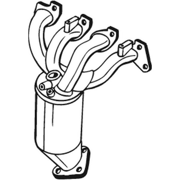 1 catalyseur Bosal 090746