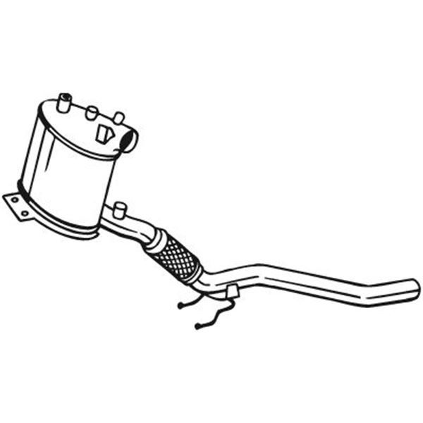 1 filtre à particules Bosal 097361