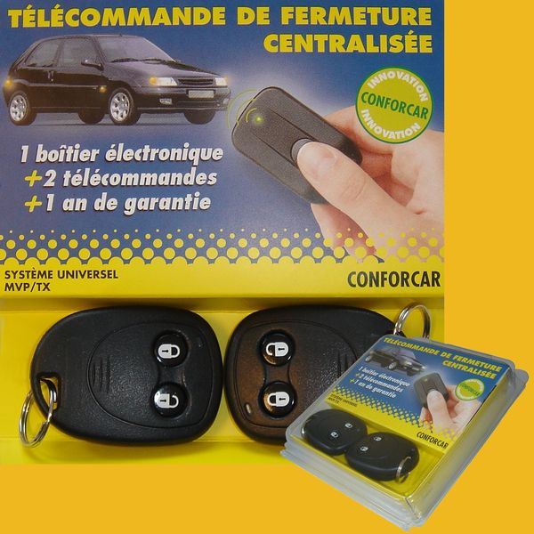 Alarme verrouillage centralisé pour voiture+2 télécommandes+4 motreurs -  Équipements et sécurité pour la maison - Achat & prix