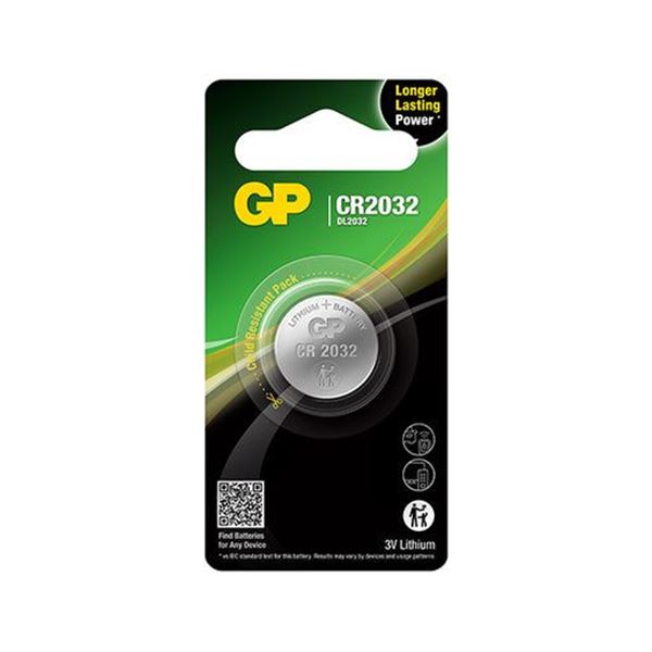Pile bouton lithium GP CR 2032 3V