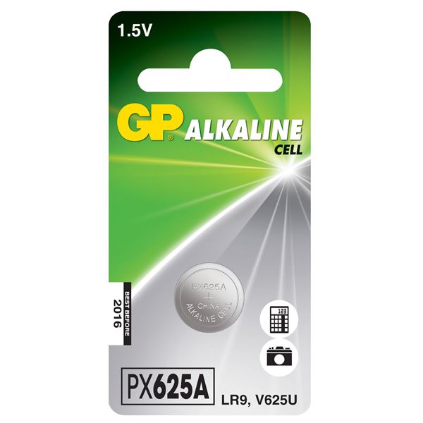 Pile alcaline bouton GP A625 1,5V