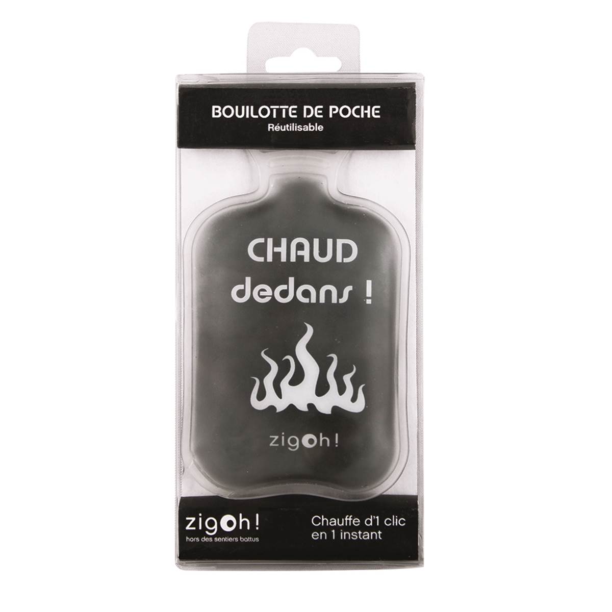 Chaufferette Zigoh Noire Chaud Devant