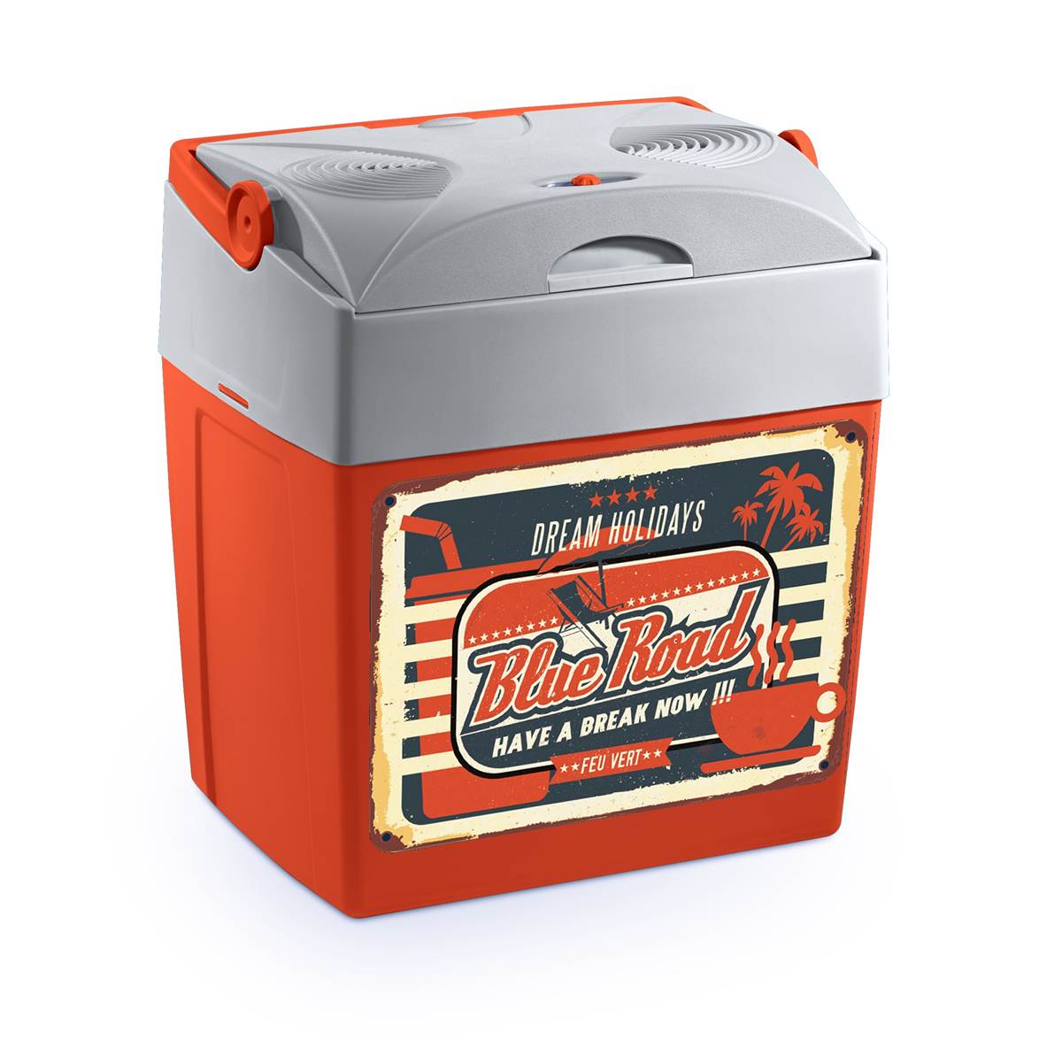 Glacière Électrique Feu Vert Vintage 12/230v 29 Litres