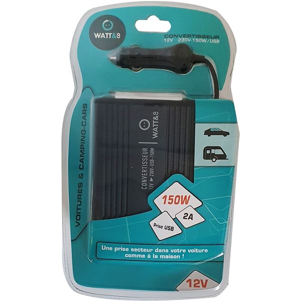 Convertisseur électrique 12/230 Volts - 150 Watt