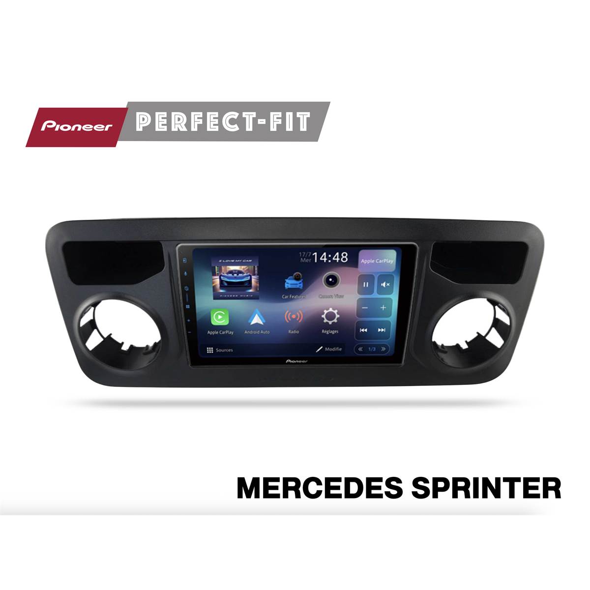 Kit Interface Et Faisceaux Pour Mercedes Sprinter 2018-2024 Sauf 7 Et 10.25 ¨pouces