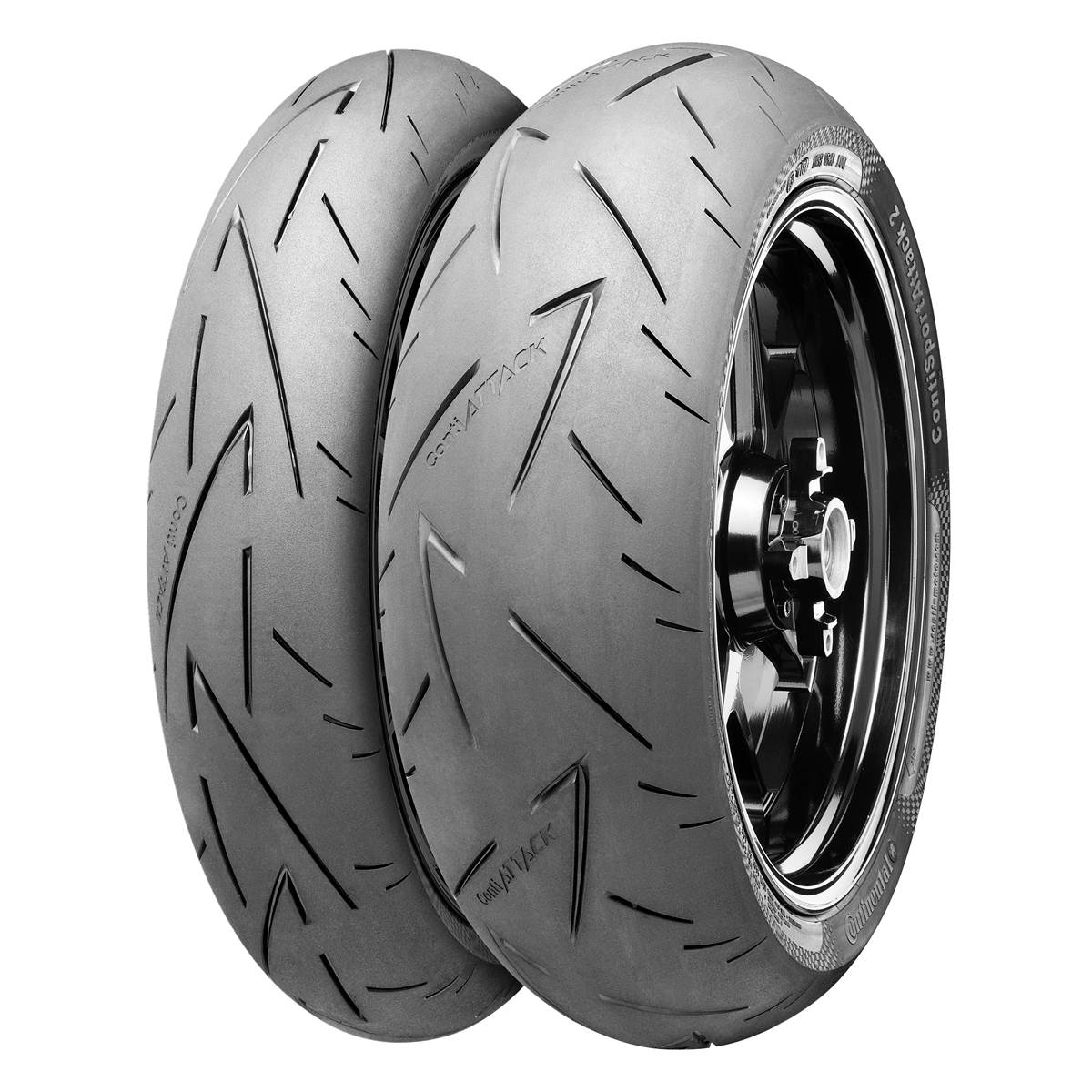 Pneu Moto Continental 180/55r17 73w Contisportattack 2 Tl Arrière
