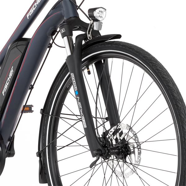 VTC électrique mixte Fischer Viator 2.0 557Wh cadre bas taille 44