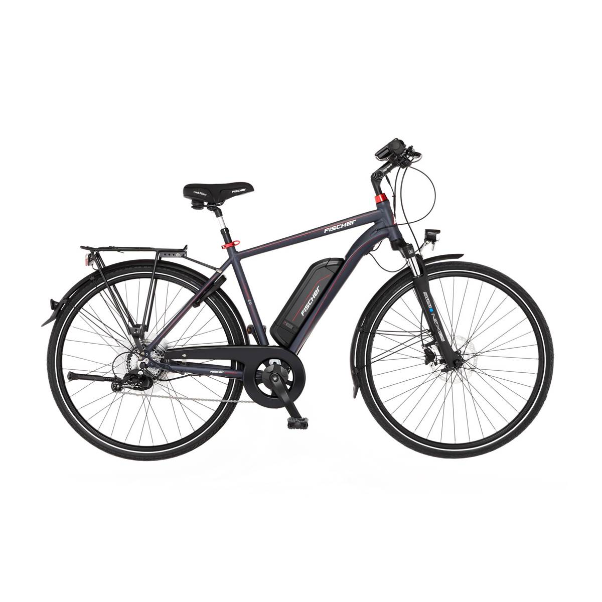 Vélo à Assistance Électrique Mixte Fischer Viator 2.0 422wh Cadre Haut Taille 50