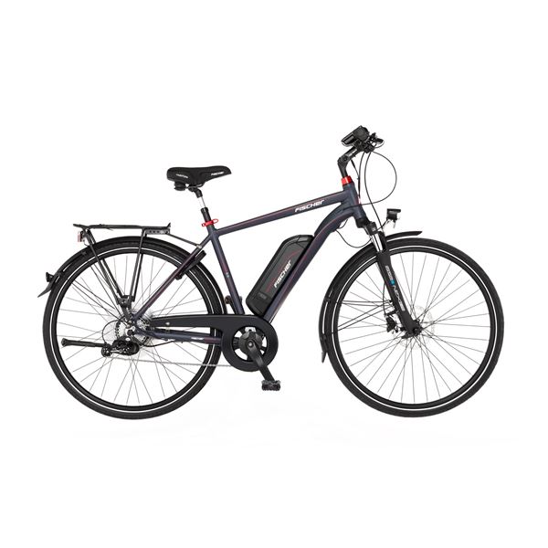 VTC électrique mixte Fischer Viator 2.0 422Wh cadre haut taille 50