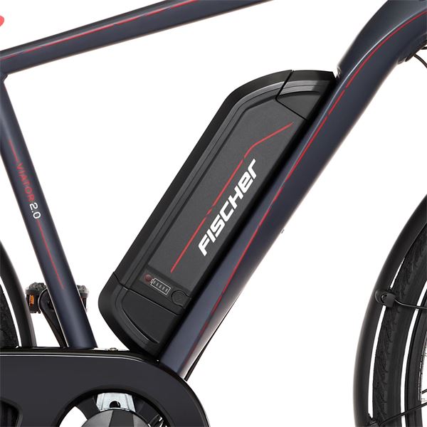 VTC électrique mixte Fischer Viator 2.0 422Wh cadre haut taille 50