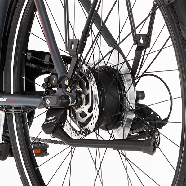VTC électrique mixte Fischer Viator 2.0 422Wh cadre haut taille 50