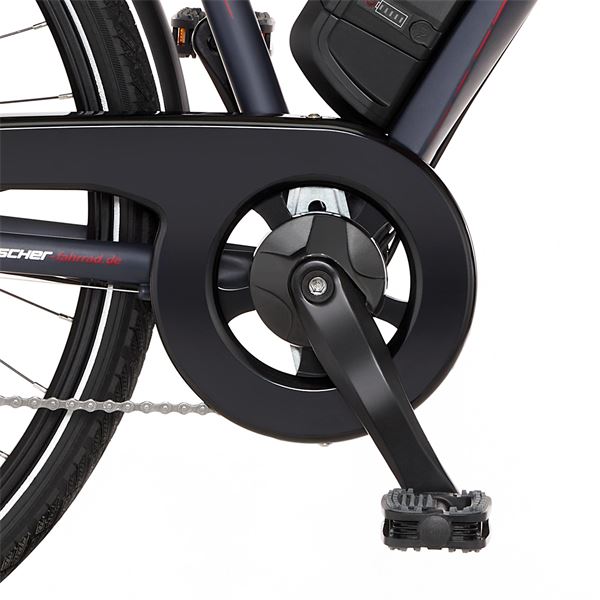 VTC électrique mixte Fischer Viator 2.0 422Wh cadre haut taille 50