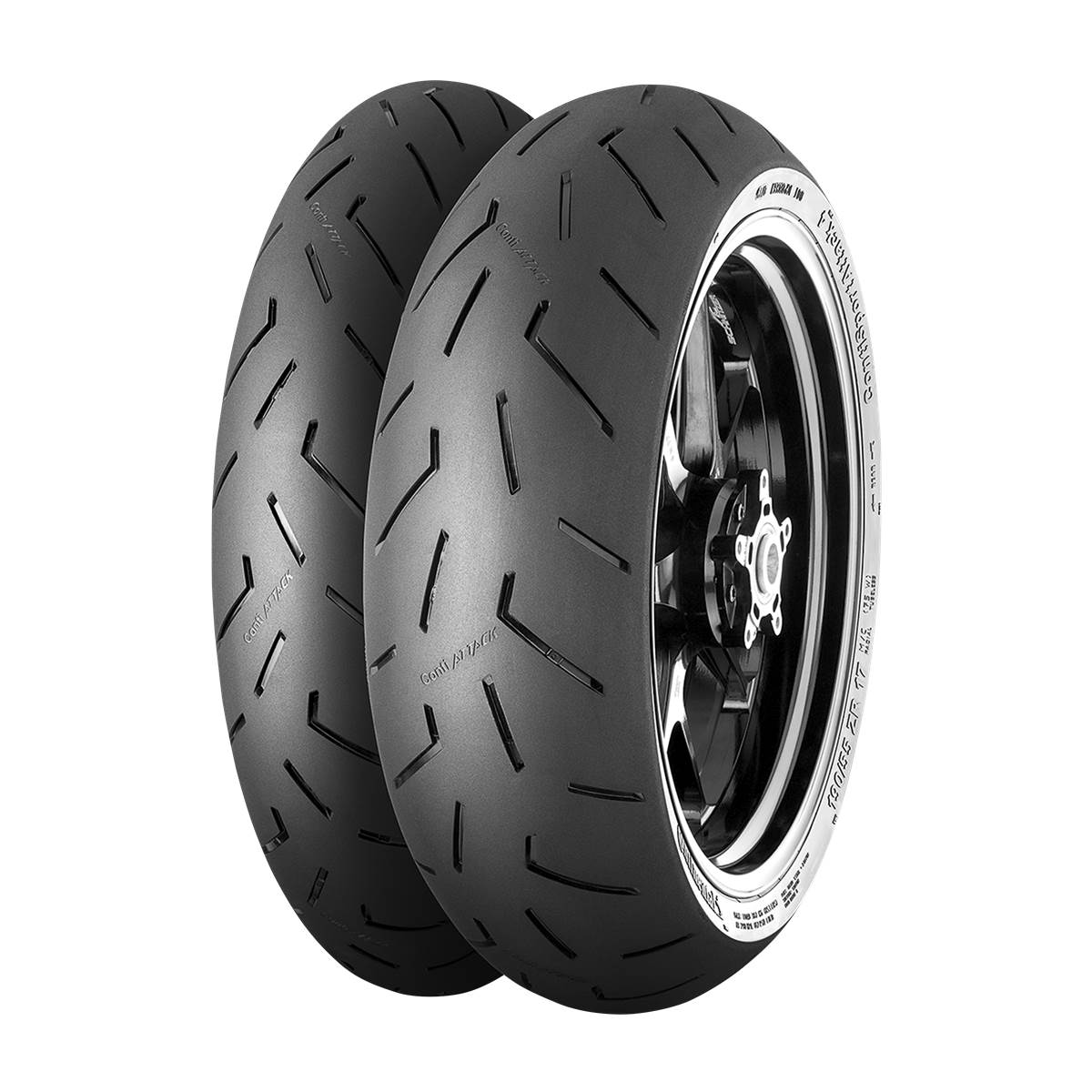 Pneu Moto Continental 120/60 Zr 17 55 W Contisportattack 4 Tl Avant