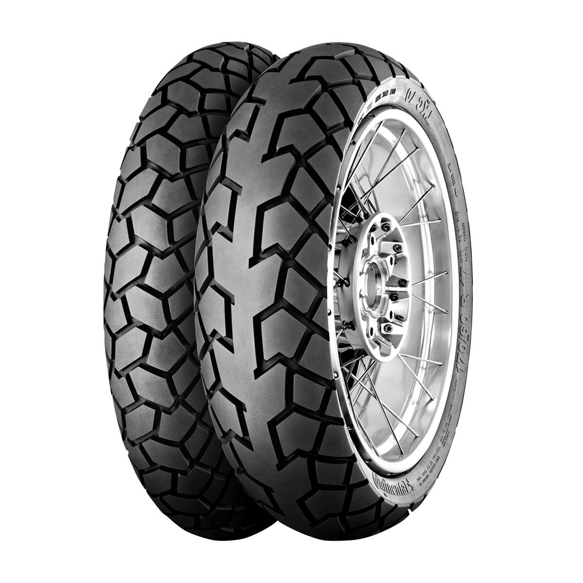 Pneu Moto Continental 170/60 R 17 72 V Tkc 70 Tl Arrière