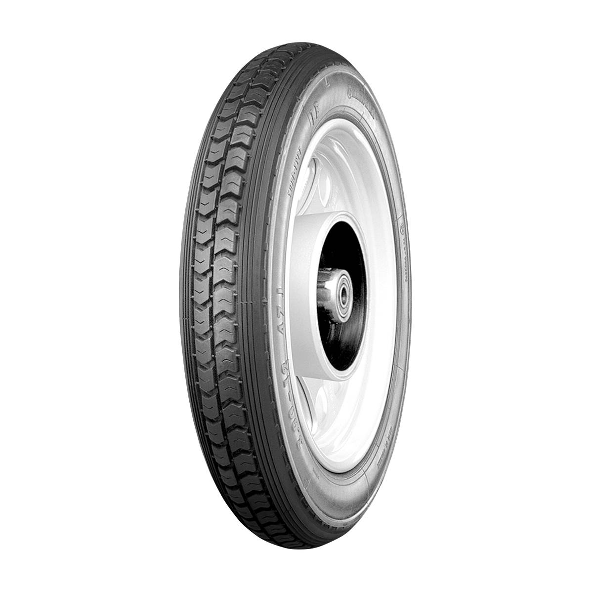 Pneu Scooter Continental 3.50 - 8 46 J Lb / Whitewall Tt Avant/arrière