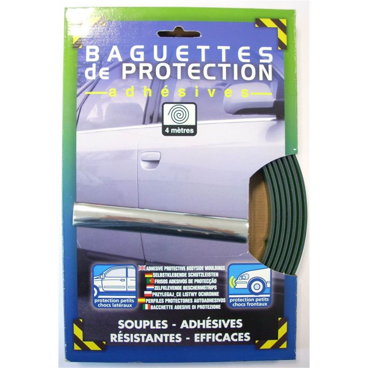 Baguette De Protection Adhésive Chromée 20mm X 4ml