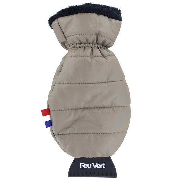 Raclette moufle anti-givre noire Feu Vert