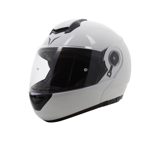 Casque moto modulable Switch blanc brillant NOVIC taille S