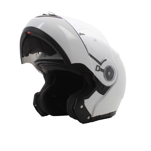 Casque moto modulable Switch blanc brillant NOVIC taille S