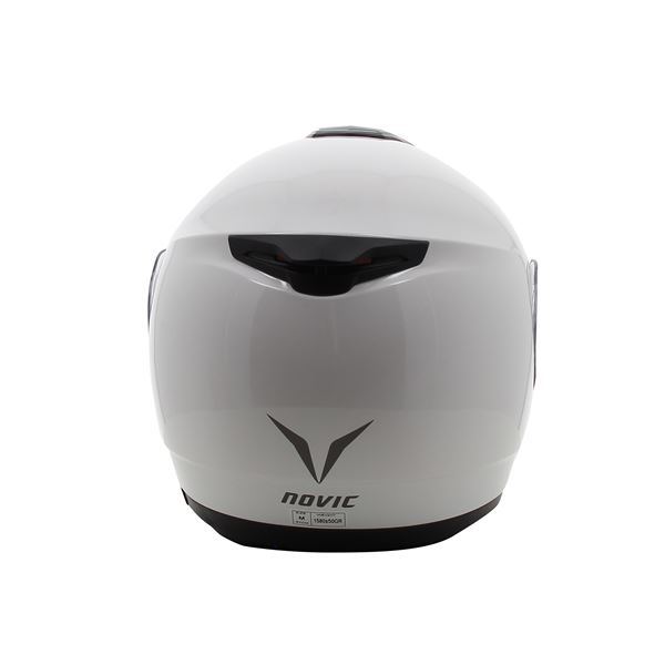 Casque moto modulable Switch blanc brillant NOVIC taille S